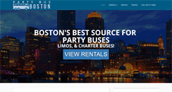 Desktop Screenshot of partybusboston.net